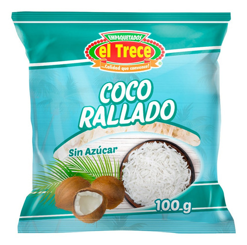Coco Rallado Natural El Trece 100g