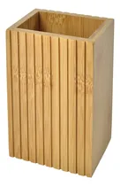 Comprar Vaso Porta Cepillos De Dientes Baño Bambú Varillado Tienda