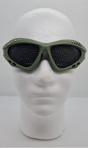 Lentes Malla Metalica Tactico Airsoft Protect Ojos Gafas 