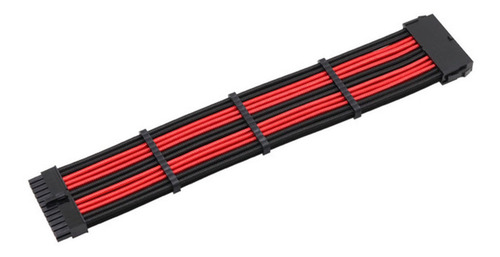 Imagen 4 de 7 de Cables De Alimentación Extensión De Cable Usb Negro Rojo B