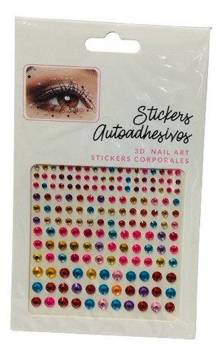 Imagen 2 de 7 de Strass Autoadhesivas Moda Gemas New Blister Ar1 Stras Ellobo