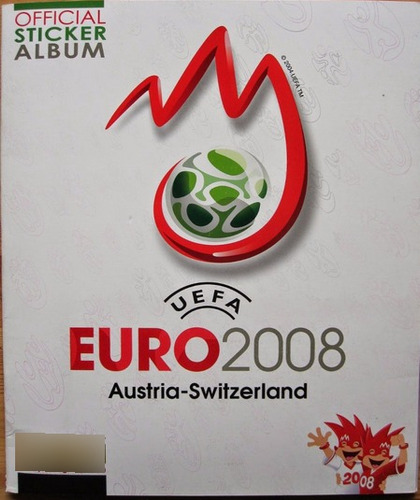 Álbum Euro Austria - Suiza 2008 Completo, Pegado Panini