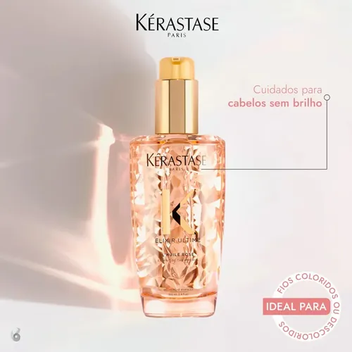 Kérastase Kit 2 Elixir Ultime Huile Rose Óleo 100ml Cada
