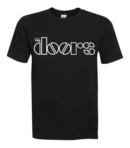 Polera B&n The Doors Para Hombre Ll