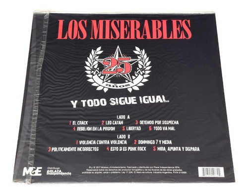 Vinilo Los Miserables / Y Todo Sigue Igual Vol.2 / Nuevo