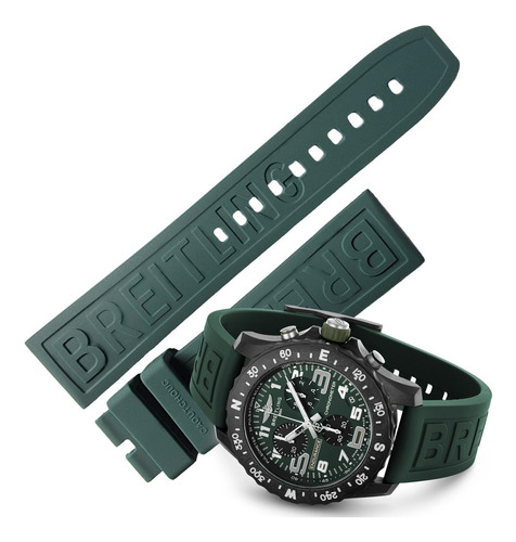 Correa 22mm Verde Compatible Breitling Avenger Endurance Pro