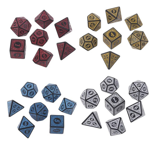 Set De Dados Para Jugar Rol 