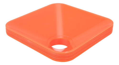 Marcador De Conos Naranja, 10 Unidades, Cuadrados De Entrena