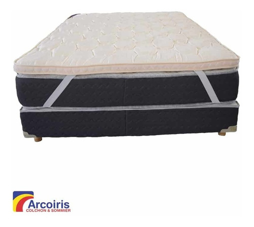 Imagen 3 de 6 de Arco Iris Pillow Hipersoft Desmontable Matelaseado 130x190