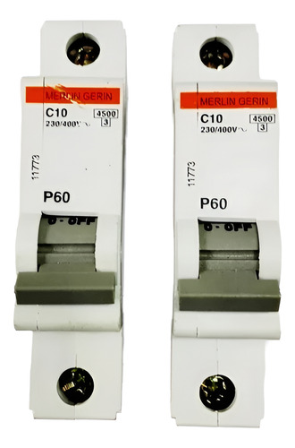 Llave Termica Merlin Gerin Unipolar 10 Amp (Usado)