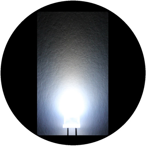 Imagen 1 de 6 de 100 Leds De 5mm --- Blanco Difuso