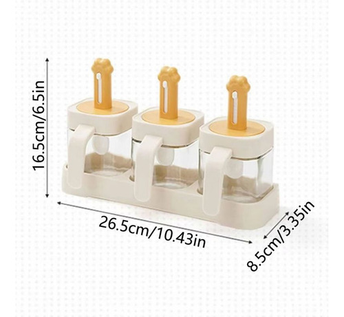 Set De Tarros De Especias Retráctiles De 3 Piezas