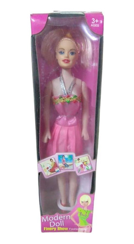 Muñeca Modern Doll Vestido Navidad Niñas Regalo