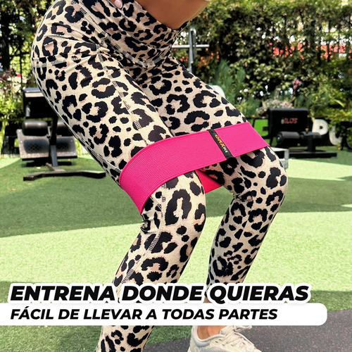 Banda Elástica De Resistencia Rosada Camo Orxfit Gluteos Gym Color Rosa