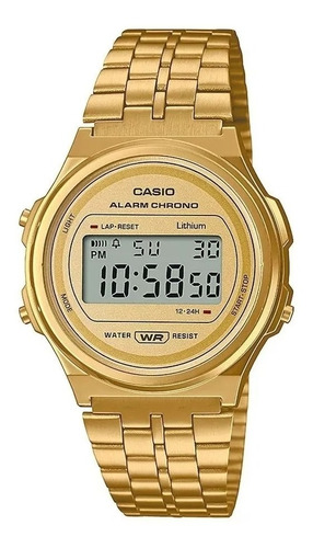 Reloj Casio Retro Digital A171weg-9adf Unisex Original