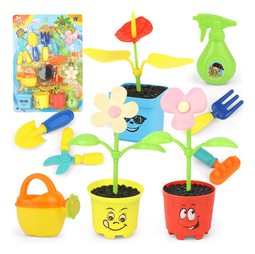 Juego De 9 Herramientas Educativas De Jardinería, Divertido