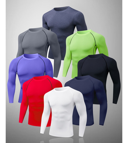 Playera Deportiva Hombre Elástico Spider-man Manga Larga
