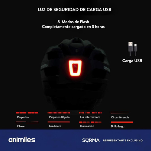 Imagen 4 de 10 de Casco De Bicicleta Regulable Con Visera Ventilacion