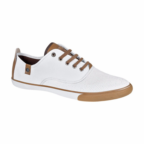Tenis Casuales Pepe Jeans Hombre Blancos/cafes   Id141 A