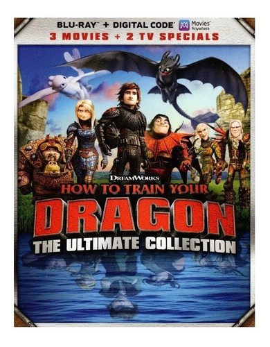 Como Entrenar A Tu Dragon Ultimate 3 Pelicula + 2 Tv Blu-ray