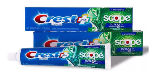 Crest + Scope Outlast Complete Whitening Pasta Dental