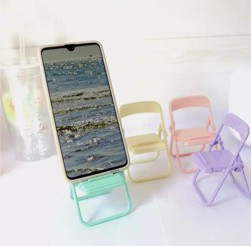 50 Mini Soporte Portátil Para Teléfono Móvil, Silla Plegable