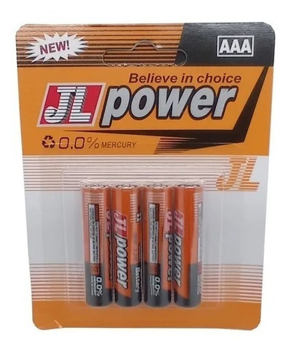 Bateria Pila Jl Power Triple Aaa Blister De 4 Pilas 