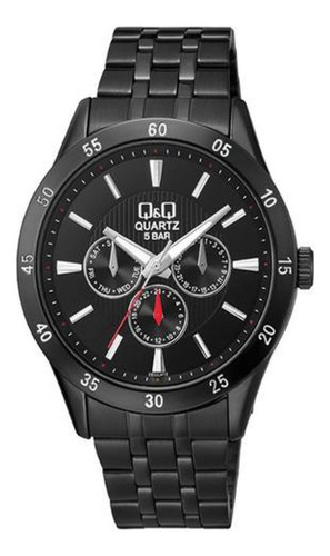 Reloj Para Hombre Q&q Ce02j412y Ce02j412y Negro