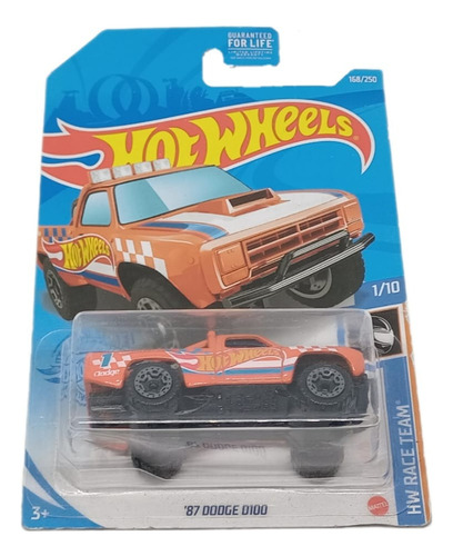 Camioneta Coleccion Dodge D100 ´87 Hot Wheels