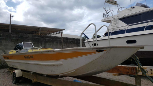 Imagem 2 de 9 de Barco Tarumã 700 Max + Mercury 115 Hp 4 Tempos + Ou - 400 H