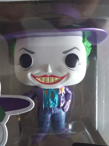 Funko Pop Batman 1989 The Joker Chase Y Sticker Game Stop (Usado)