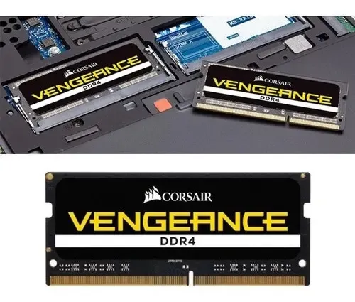 Memória RAM Vengeance preto 32GB 2 Corsair CMSX32GX4M2A3200C22