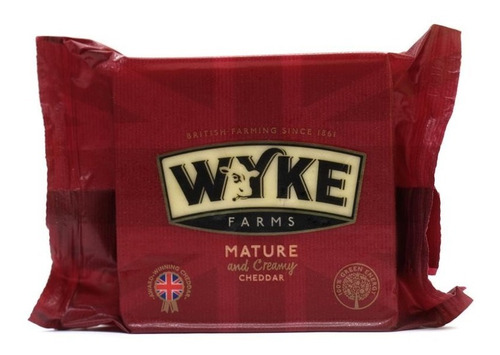 Queso Mature Cheddar Chesse Wyke Farms 200g Reino Unido!