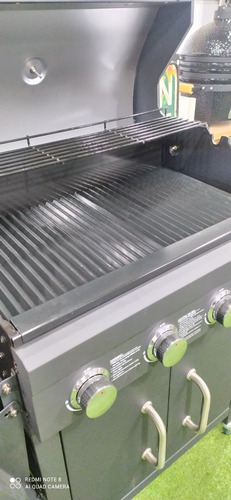 Imagen 6 de 9 de Parrilla A Gas Envasado 4 Quemadores Y Anafe. Acero Inox.