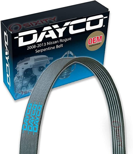 Dayco Correa Serpentina Para 2008-2013 Nissan Rogue 2.5l L4 