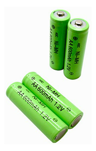 Solar Light Aa Ni-mh 600mah Baterías Recargables (paquete De