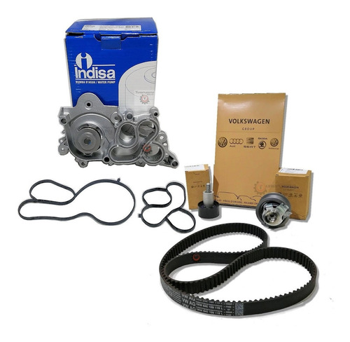 Kit Distribucion Original Y Bomba Agua Vw Polo 1.6 16v Msi