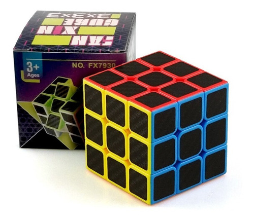 Cubo Rubik Fanxin 3x3 Fibra Carbono + Regalo