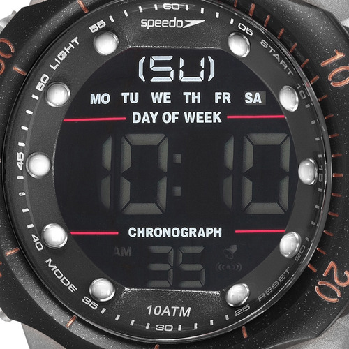 Relógio Speedo Masculino Preto Digital 11005g0evnp5