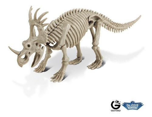 Dr. Steve - Dino Excav. Kit Styracosaurus Skeleton