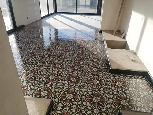 Mosaicos Calcáreos,lisos Y Con Dibujos