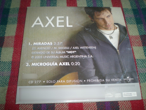 Axel - Flor Cd Maxi - Single Promo (66)
