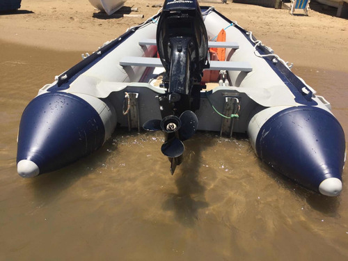 Bote Inflável 6 Pessoas Desmotável + Motor Mercury 15hp