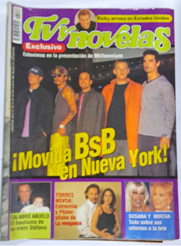  Tv Y Novela N° 126 / 1999 / Backstreet Boys 