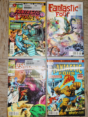 Marvel Cómics Legacy Lenticular 3d Fantastic Four En Inglés 