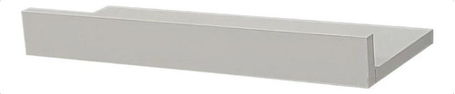 Prateleira Porta Quadros 50 X 15cm Branca Suporte Invisível Cor Branco