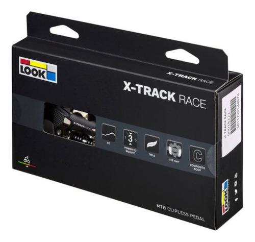 Pedales Look X-track Race + Calas Contacto Spd Bicicleta Mtb