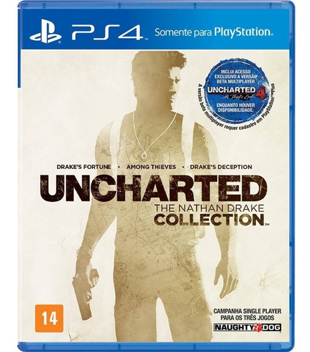 Jogo Uncharted The Nathan Drake Collection Ps4 Disco Fisico 