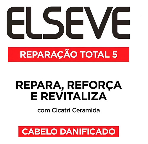 Elseve Kit Shampoo + Condicionador Reparação Total 5