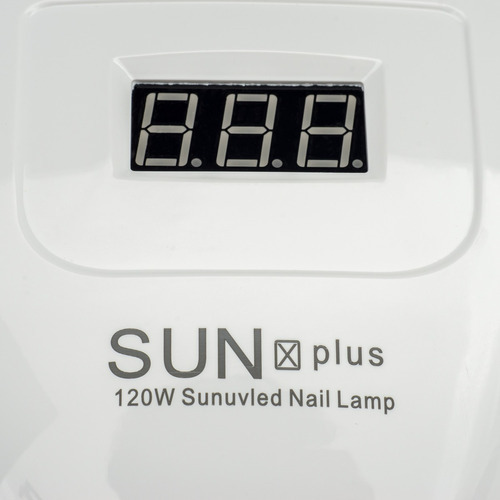 Cabine Uv Led Sun X Plus 120w Gel Unha 36 Led Estufa Cor Branco